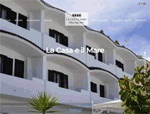 Tablet Screenshot of lacasaeilmare.com